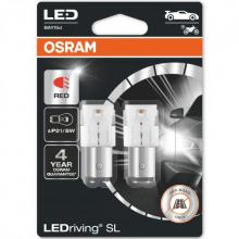 OSRAM LEDriving SL LED P21/5W Red (Twin)