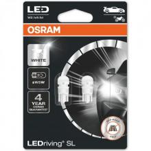OSRAM LEDriving SL LED W5W 6000K Cool White Sidelight Bulbs (Twin)