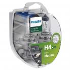 Philips LongLife EcoVision 9003 (HB2/H4) Headlight Bulbs (Twin Pack)